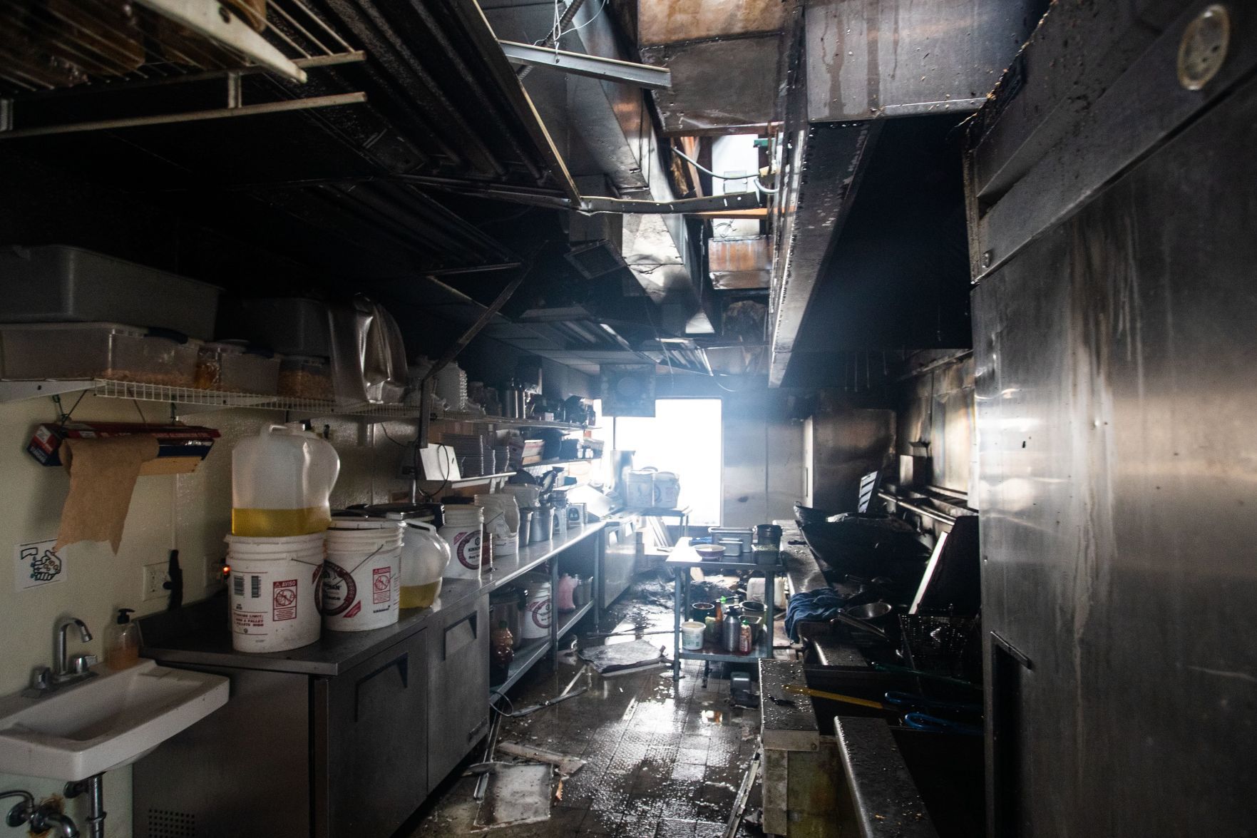 Three Happiness restaurant fire